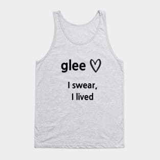 Glee/I lived Tank Top